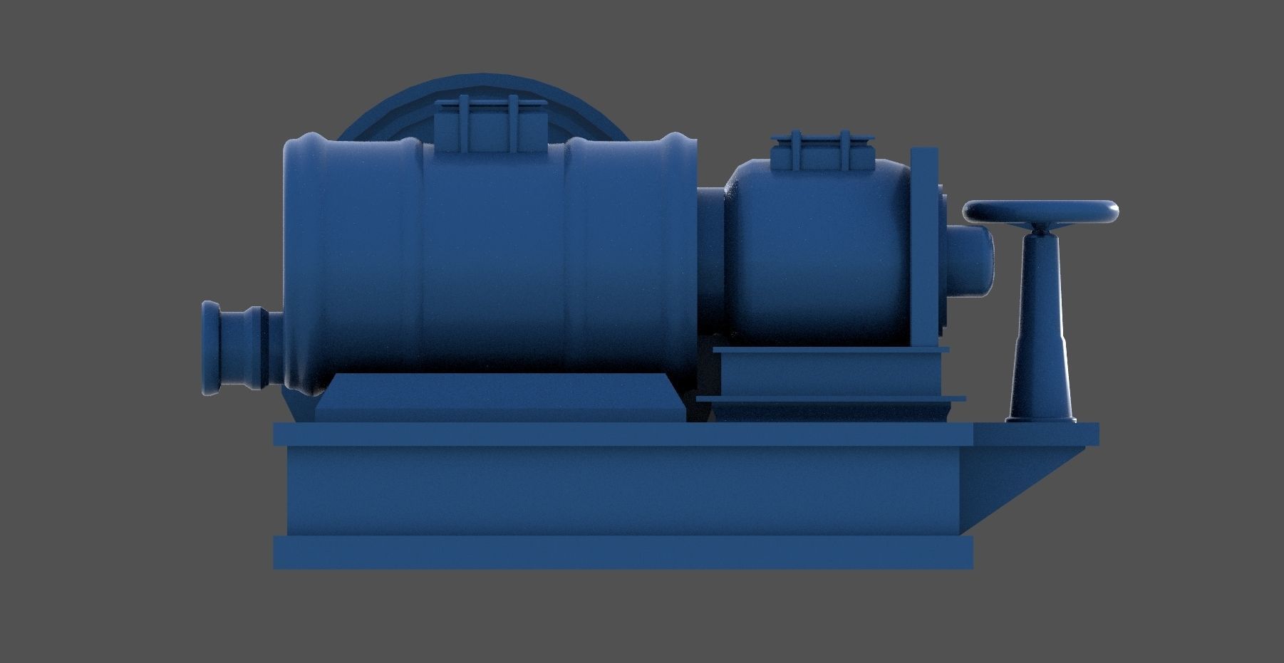 WW2 Littorio Class winches - Personal license - 1-200 scale 3D print model_10