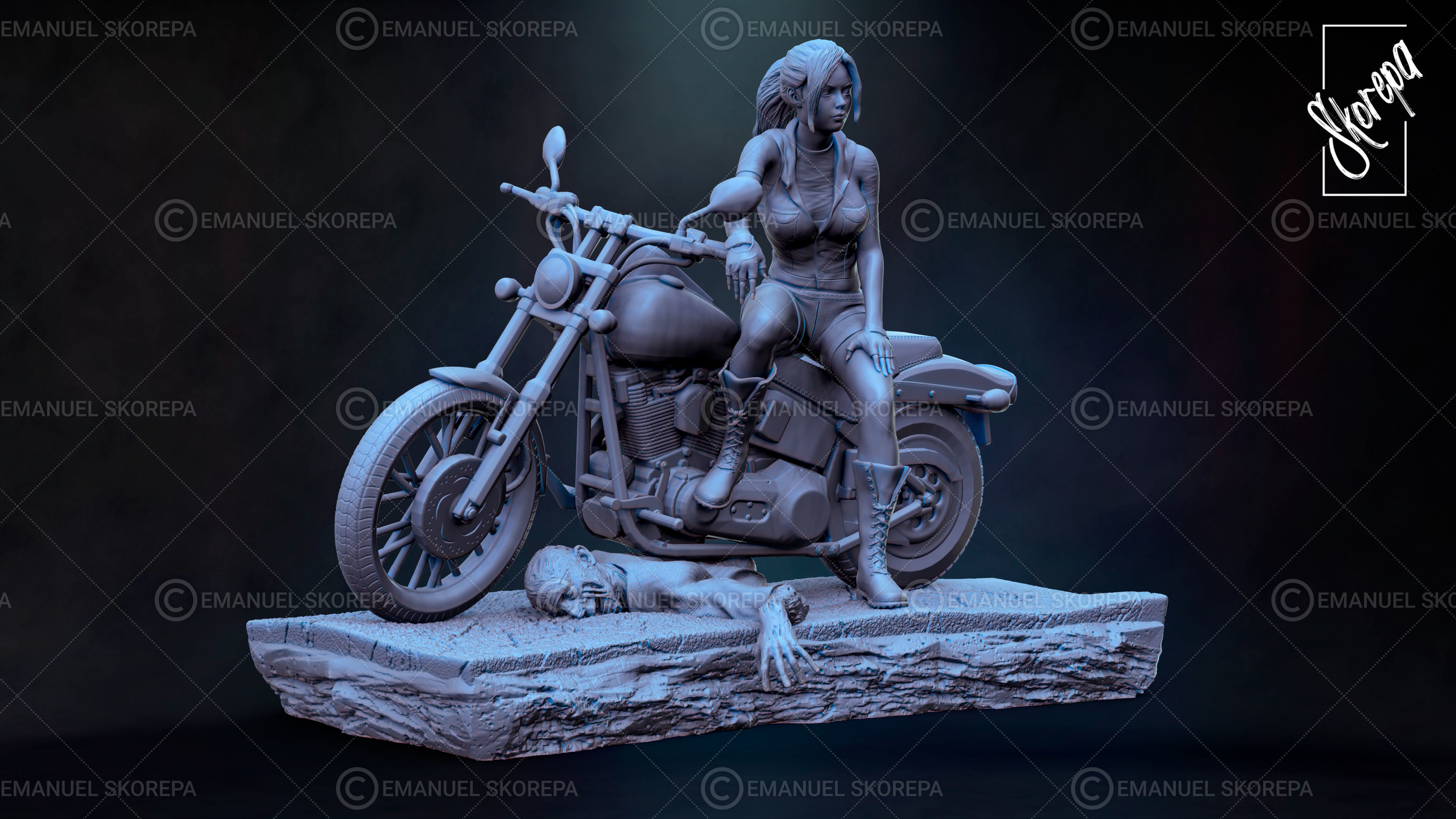 Claire Redfield  3D print model_6