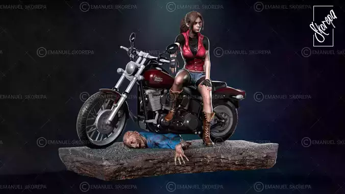 Claire Redfield  3D print model