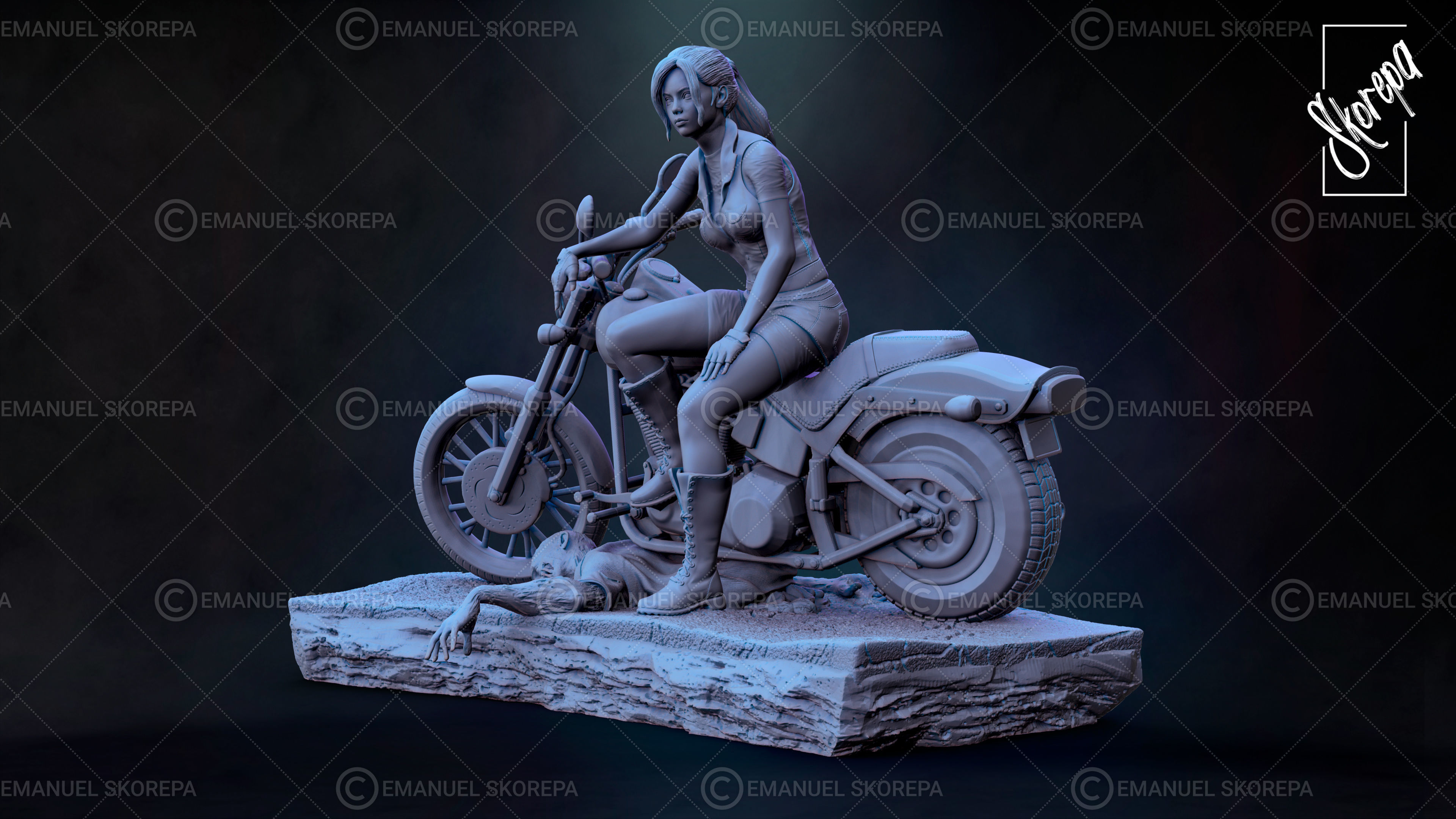 Claire Redfield  3D print model_2
