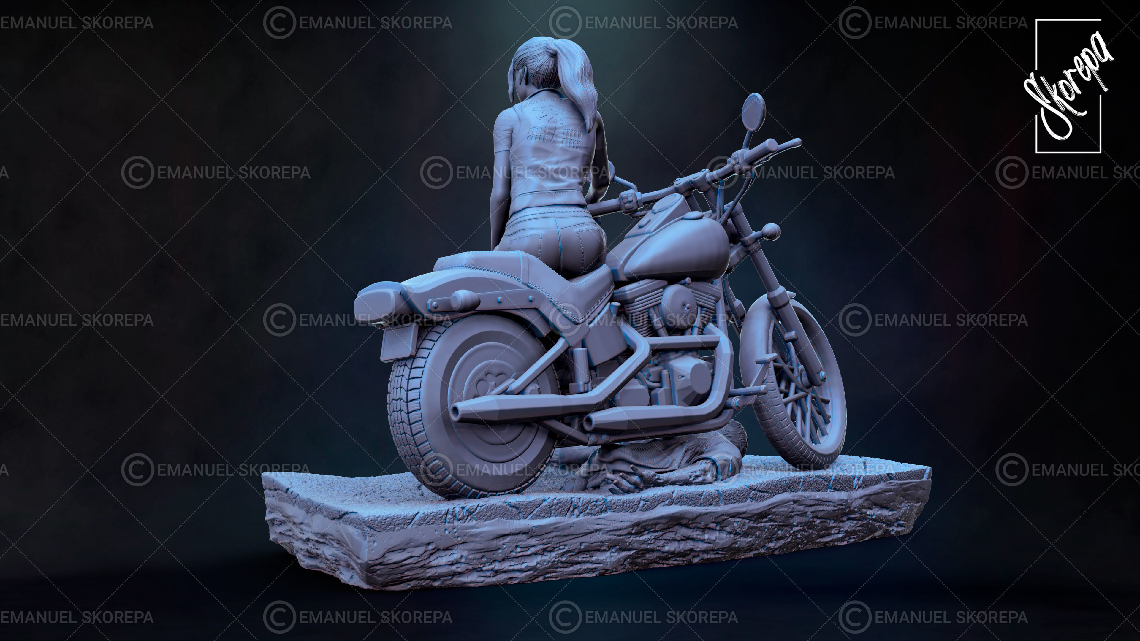 Claire Redfield  3D print model_3