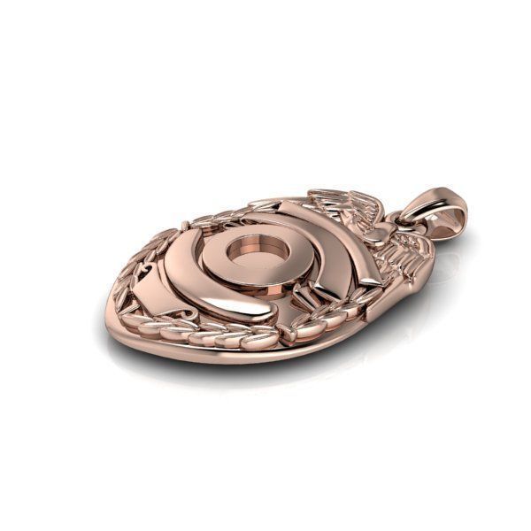 Personalize Police Badge with Your Rank  Number  Department 3D print model_14