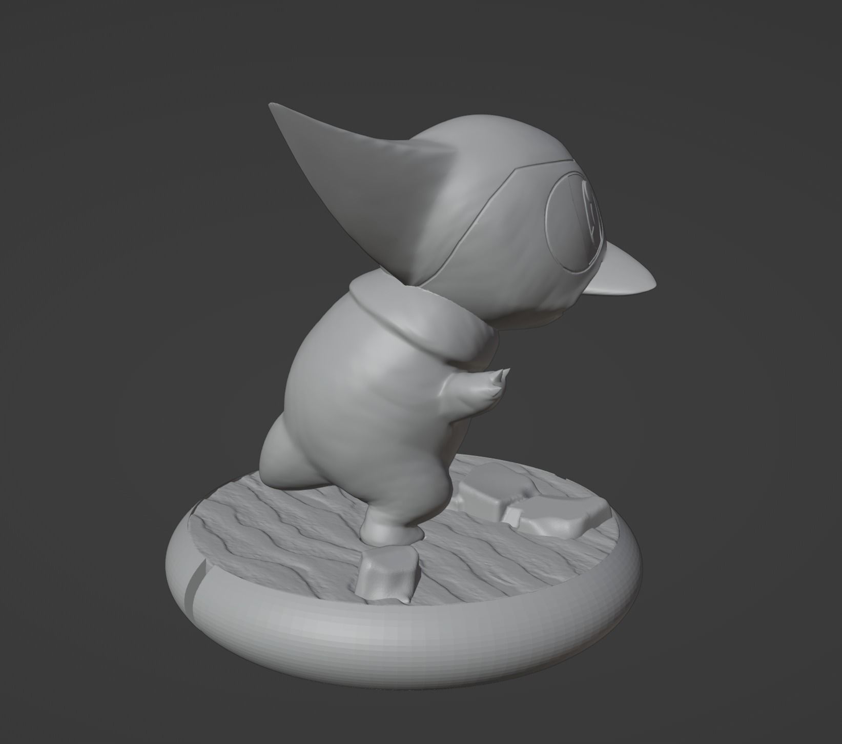 Axew pokemon 3D print model 3D print model_7