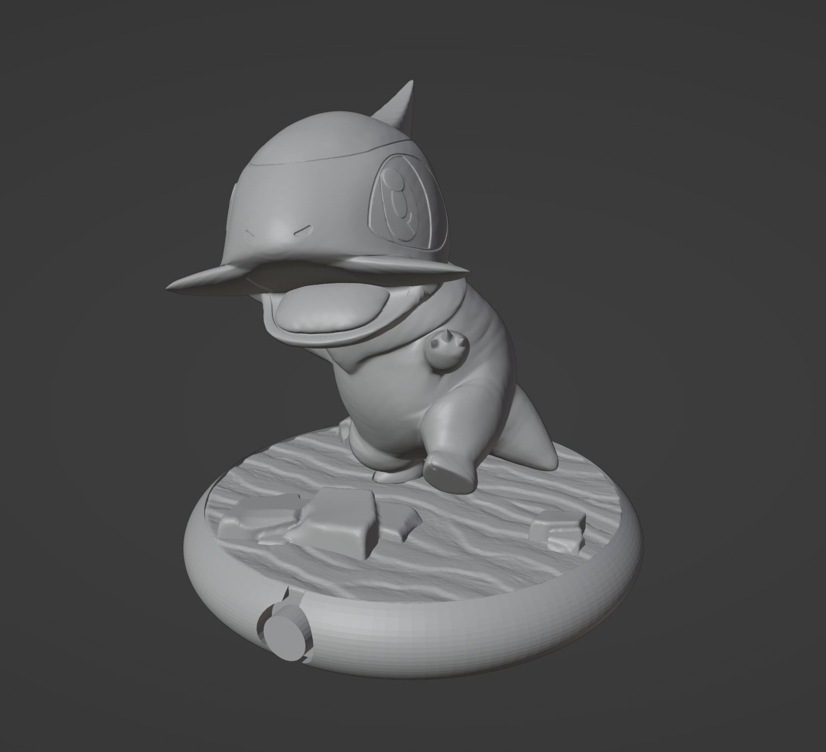 Axew pokemon 3D print model 3D print model_5