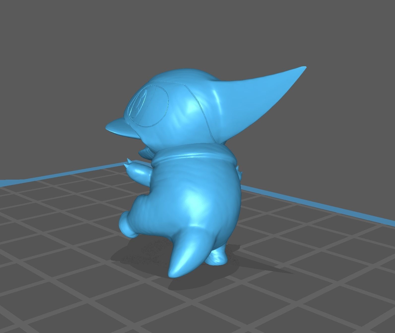 Axew pokemon 3D print model 3D print model_14
