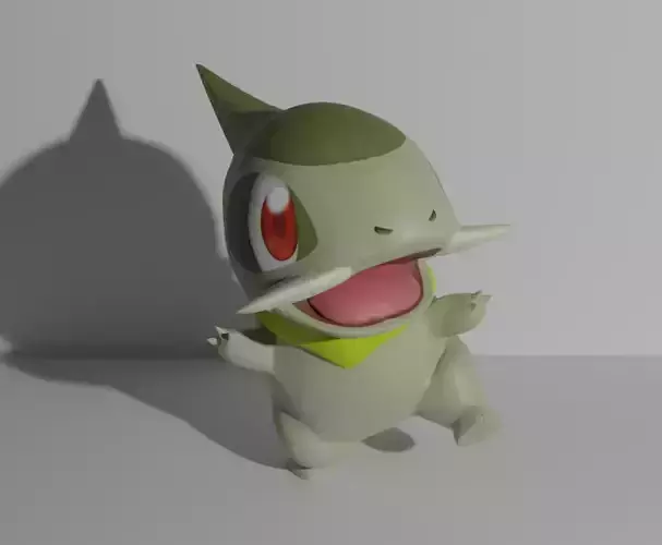Axew pokemon 3D print model