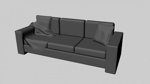 Couch 3D sofa 3D model