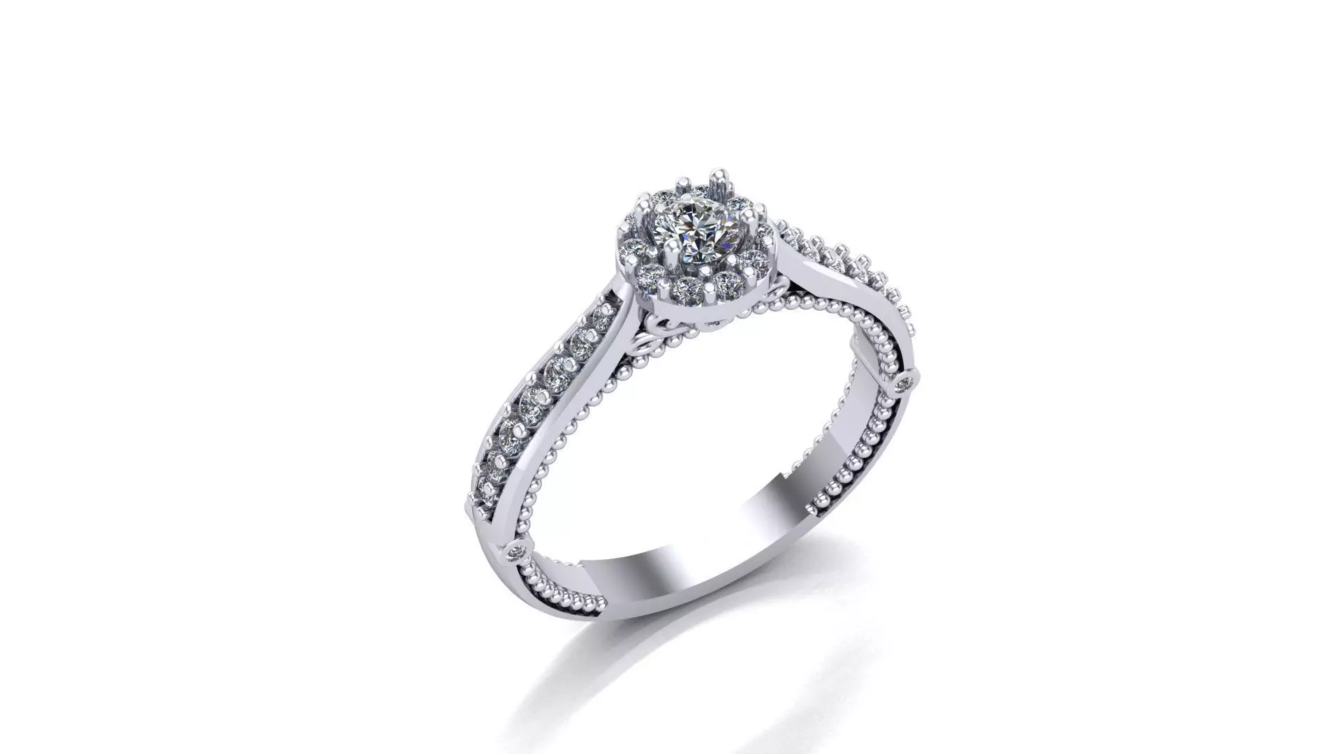 Anel noivado  3D print model_0