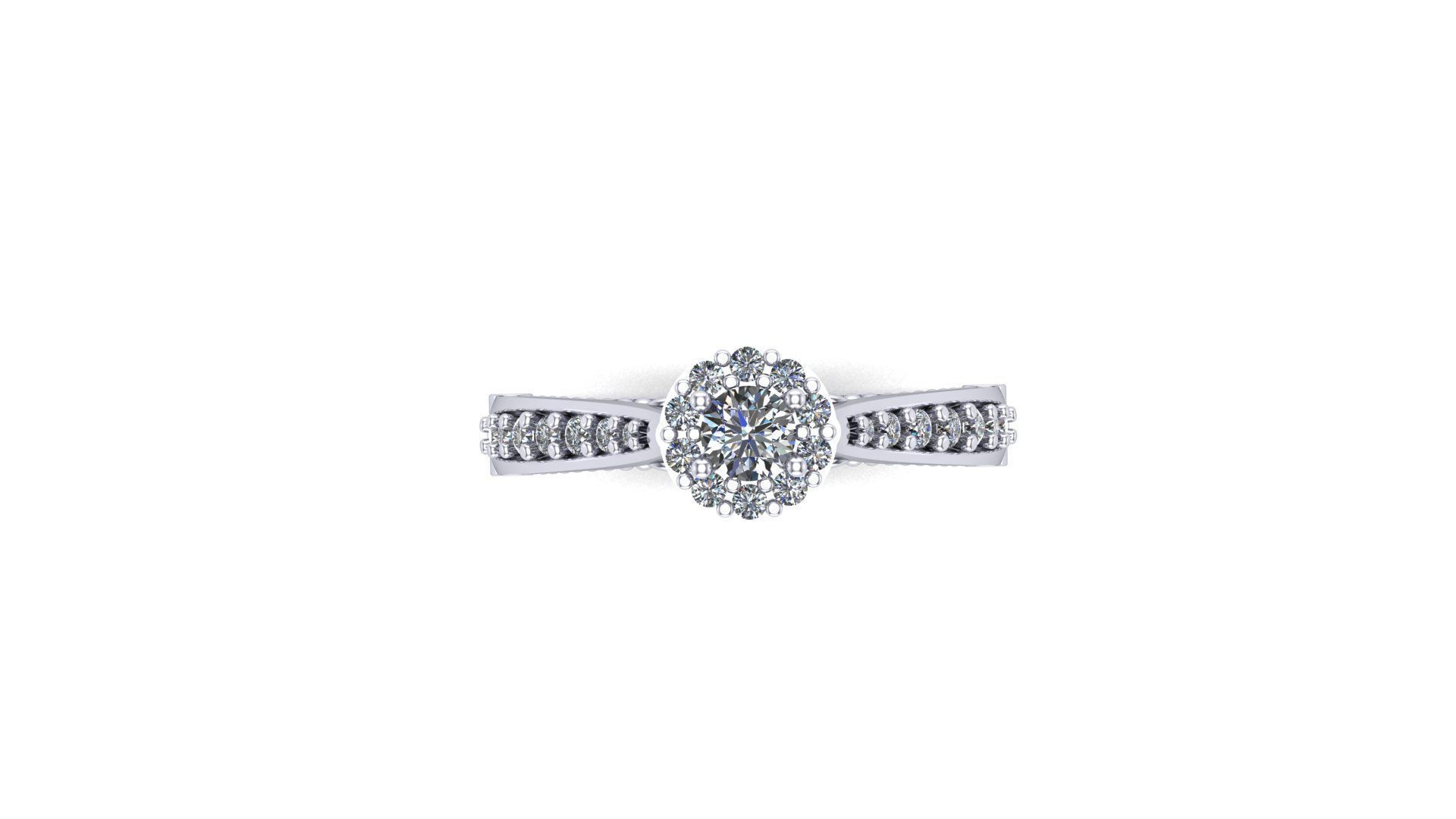 Anel noivado  3D print model_1