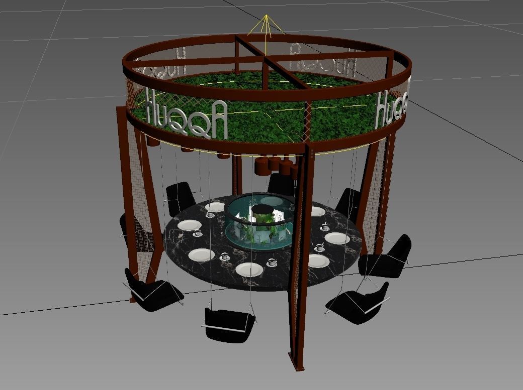 swing table new design special design 3D model_3