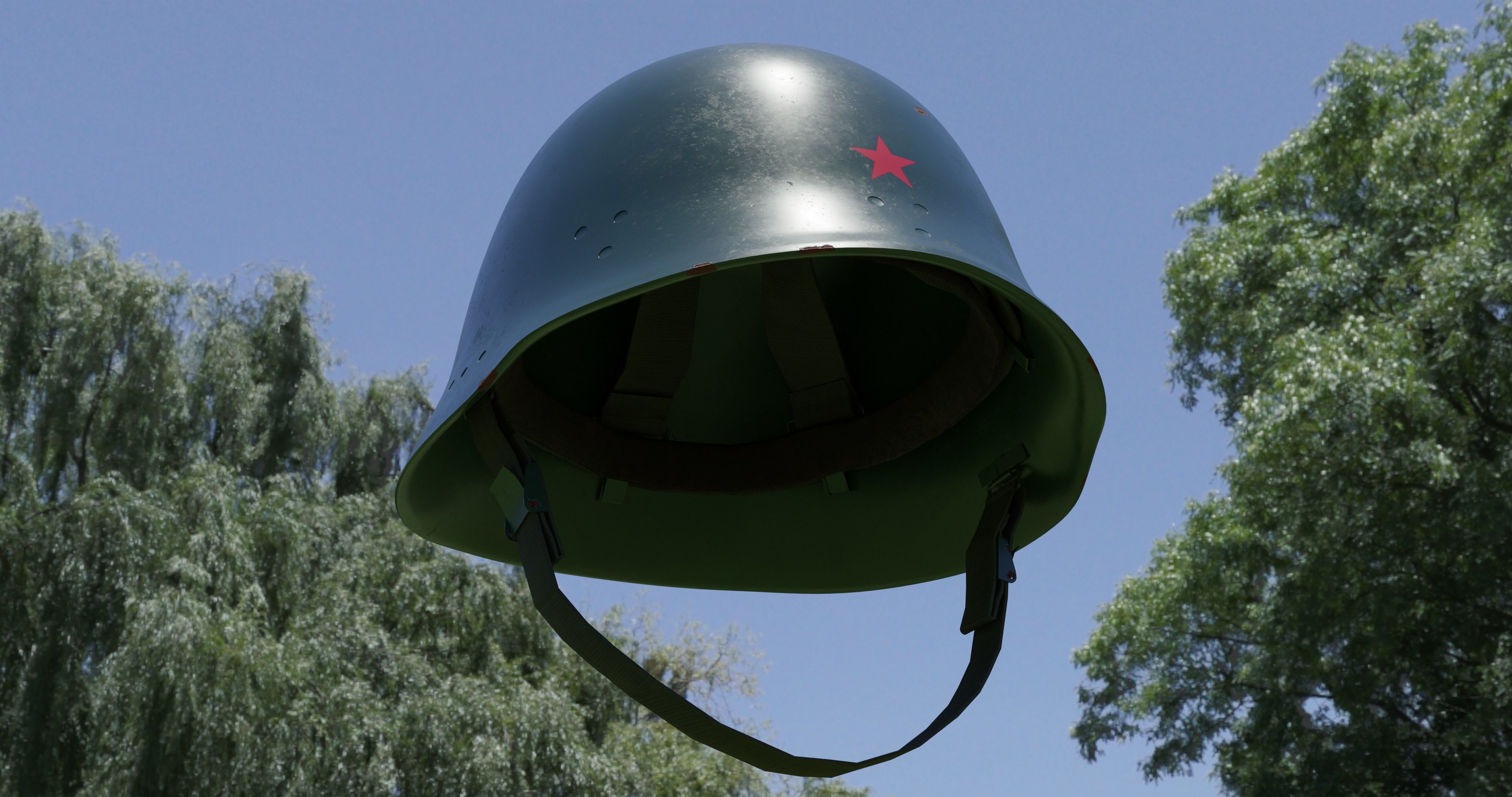Military helmet 3D model_4
