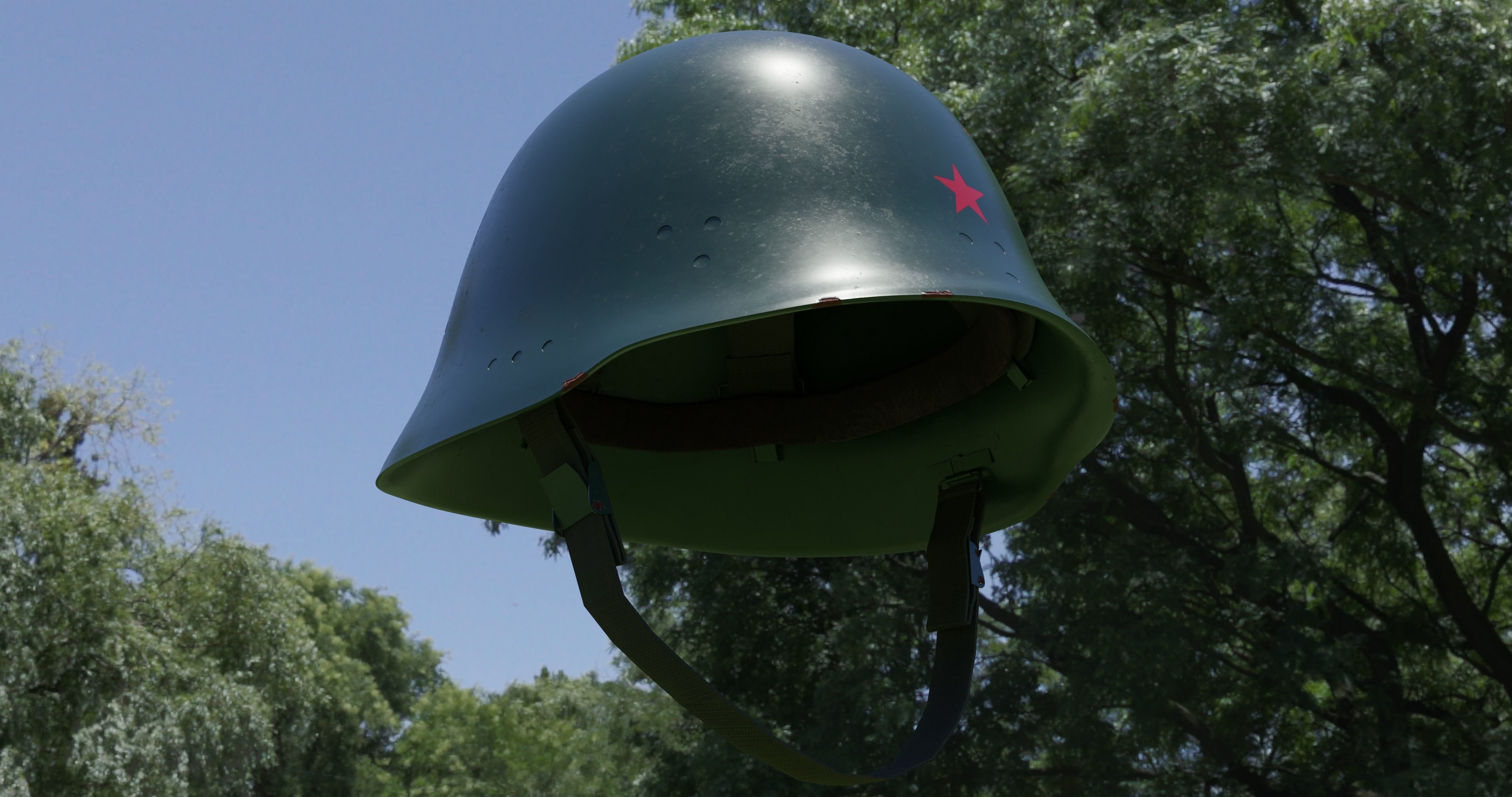 Military helmet 3D model_1