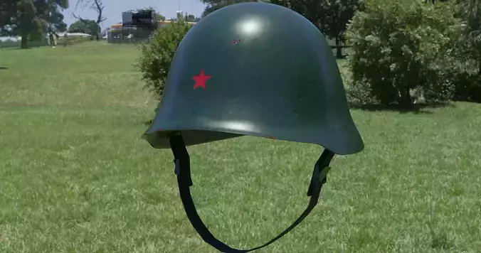 Military helmet 3D model