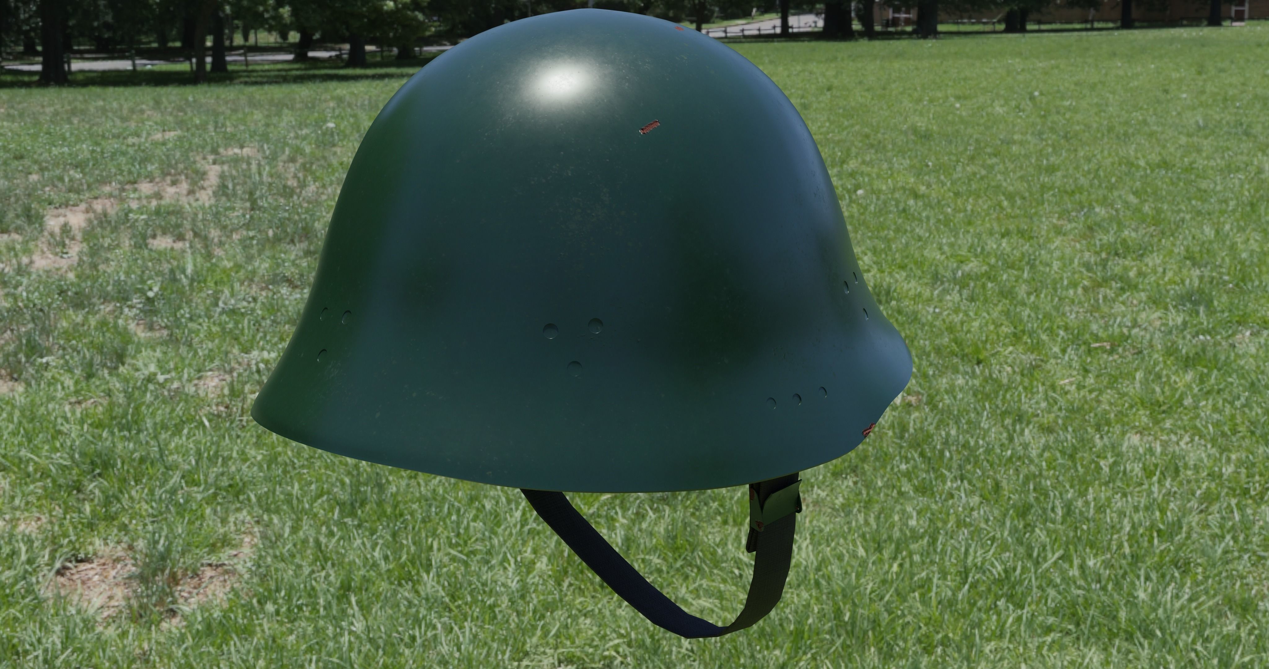 Military helmet 3D model_3