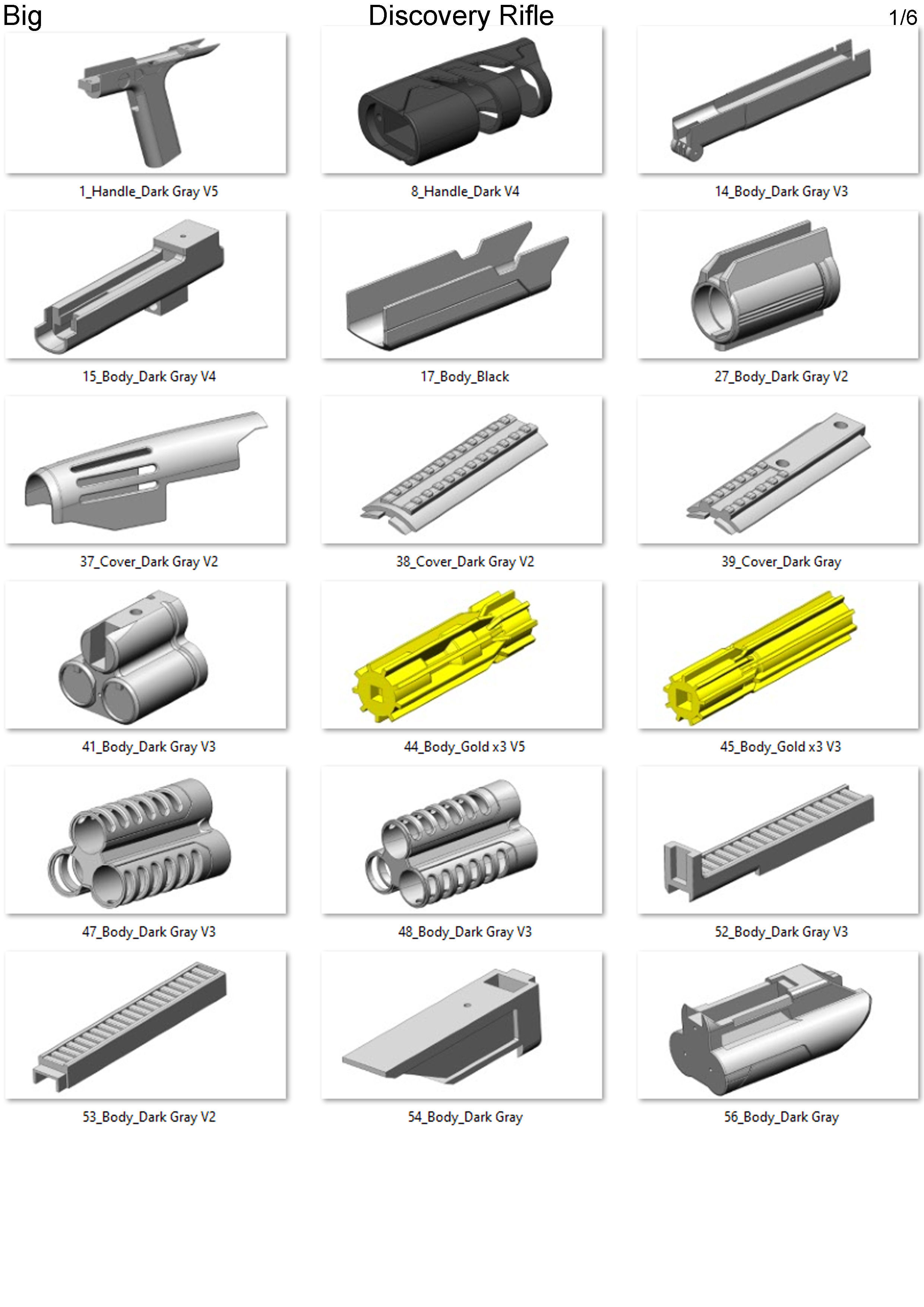 Starfleet Phaser - Star Trek Discovery - Commercial - Printable 3D print model_11