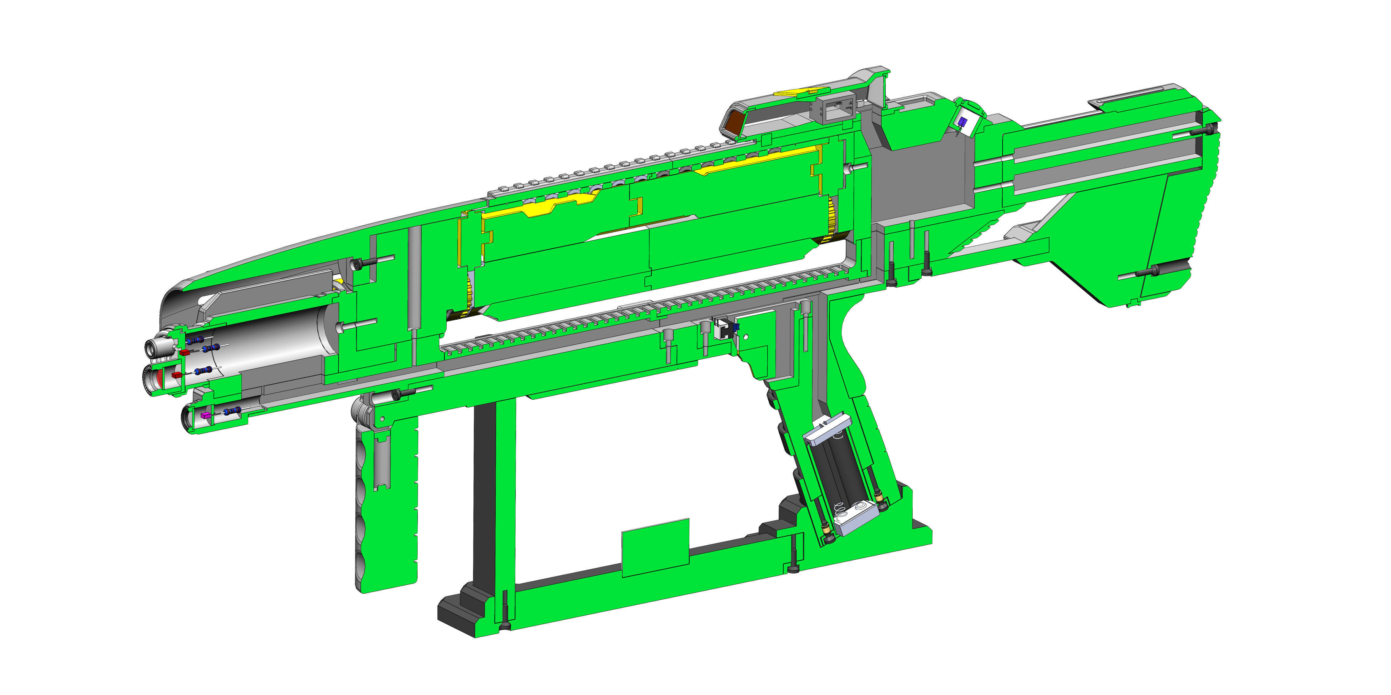 Starfleet Phaser - Star Trek Discovery - Commercial - Printable 3D print model_13