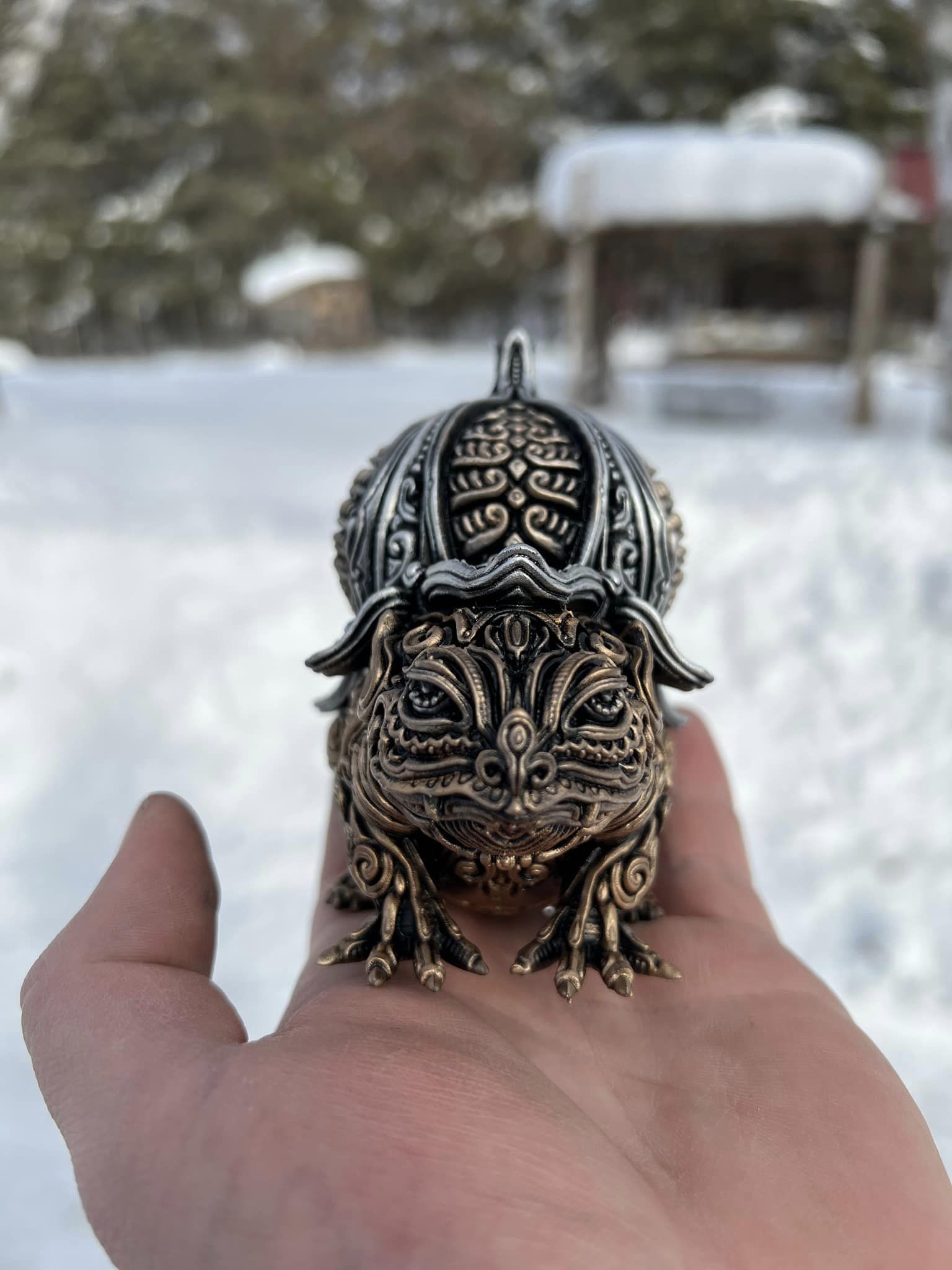 Ornate Bulbasaur  3D print model_1