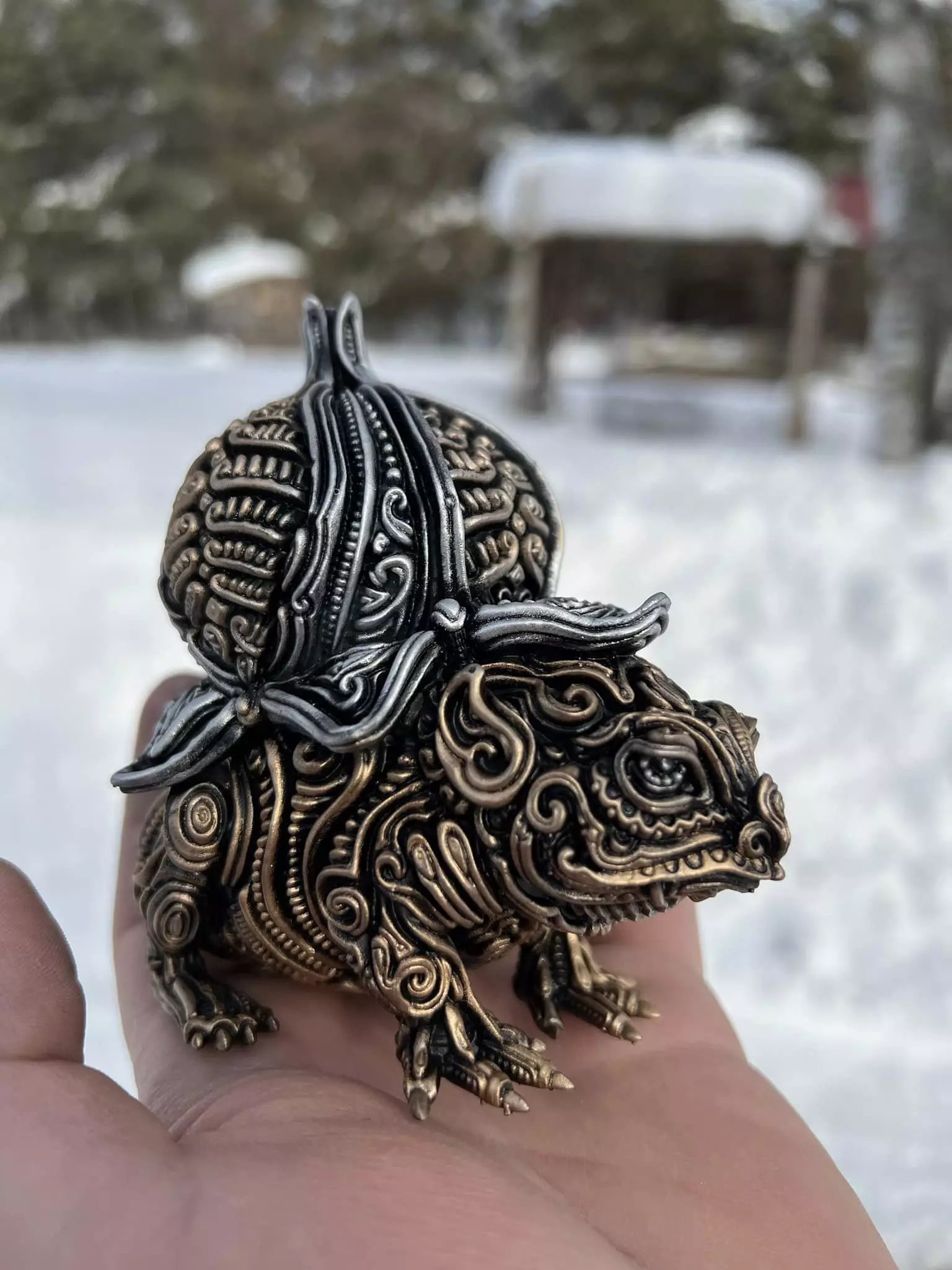 Ornate Bulbasaur  3D print model_0