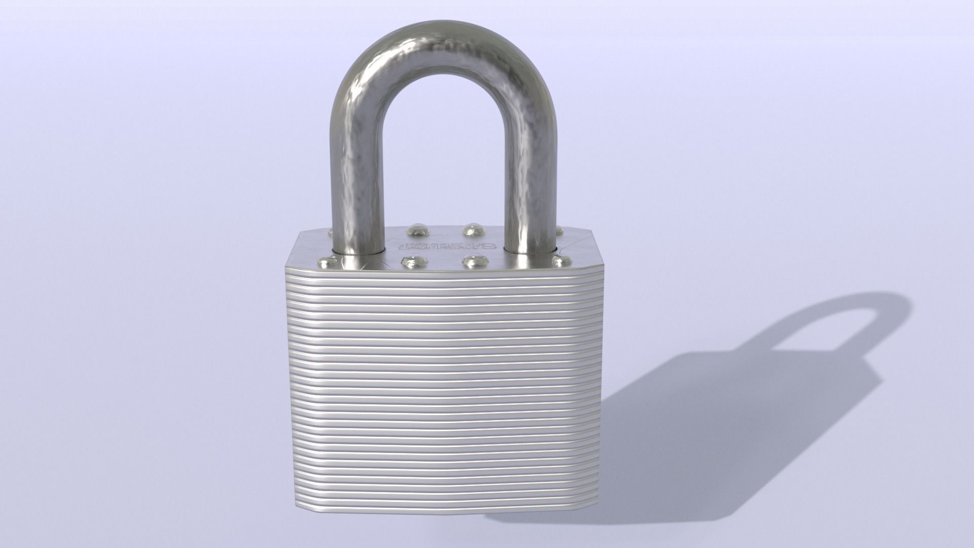 Sturdy Lock 3D model_3
