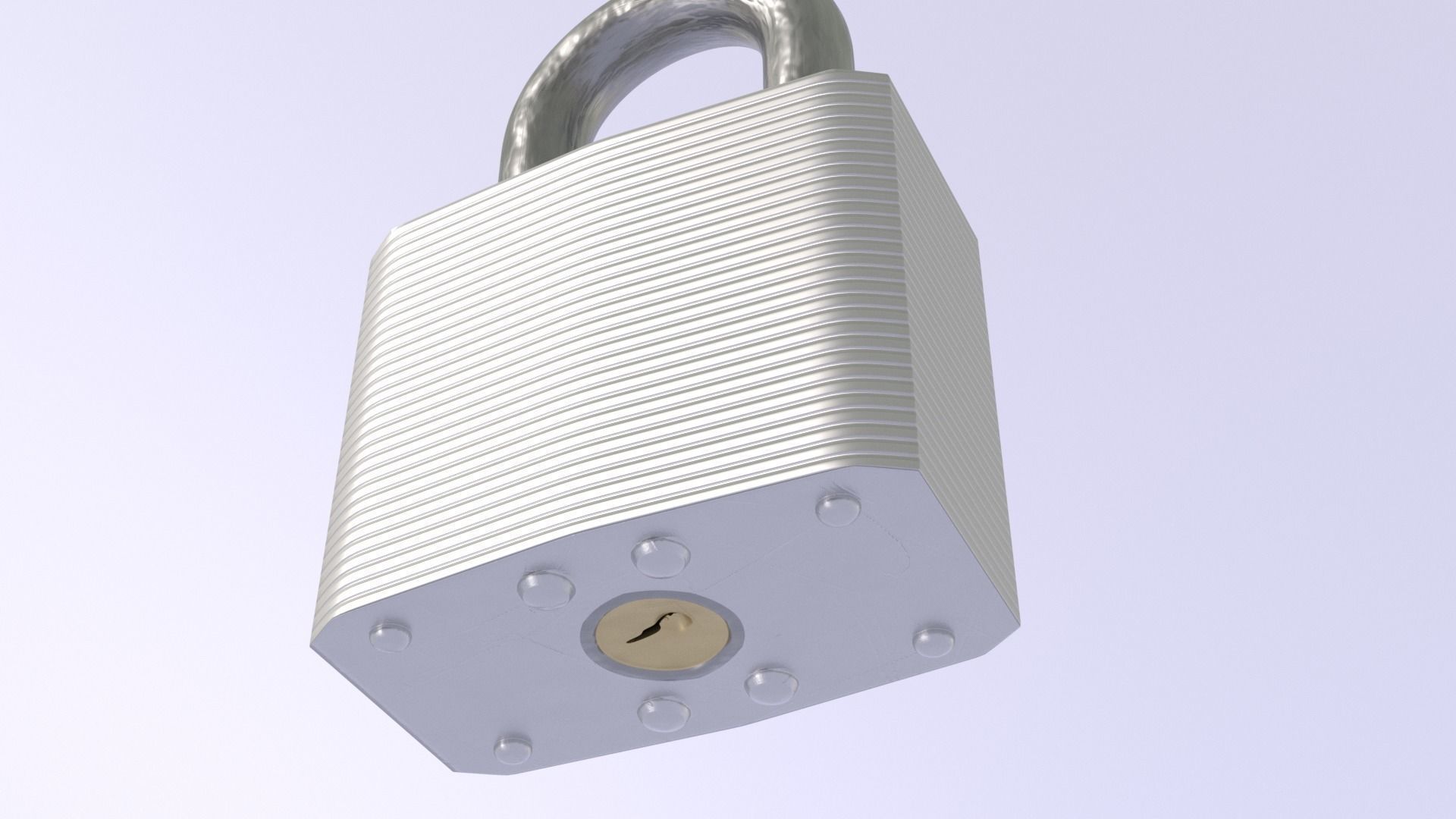 Sturdy Lock 3D model_6