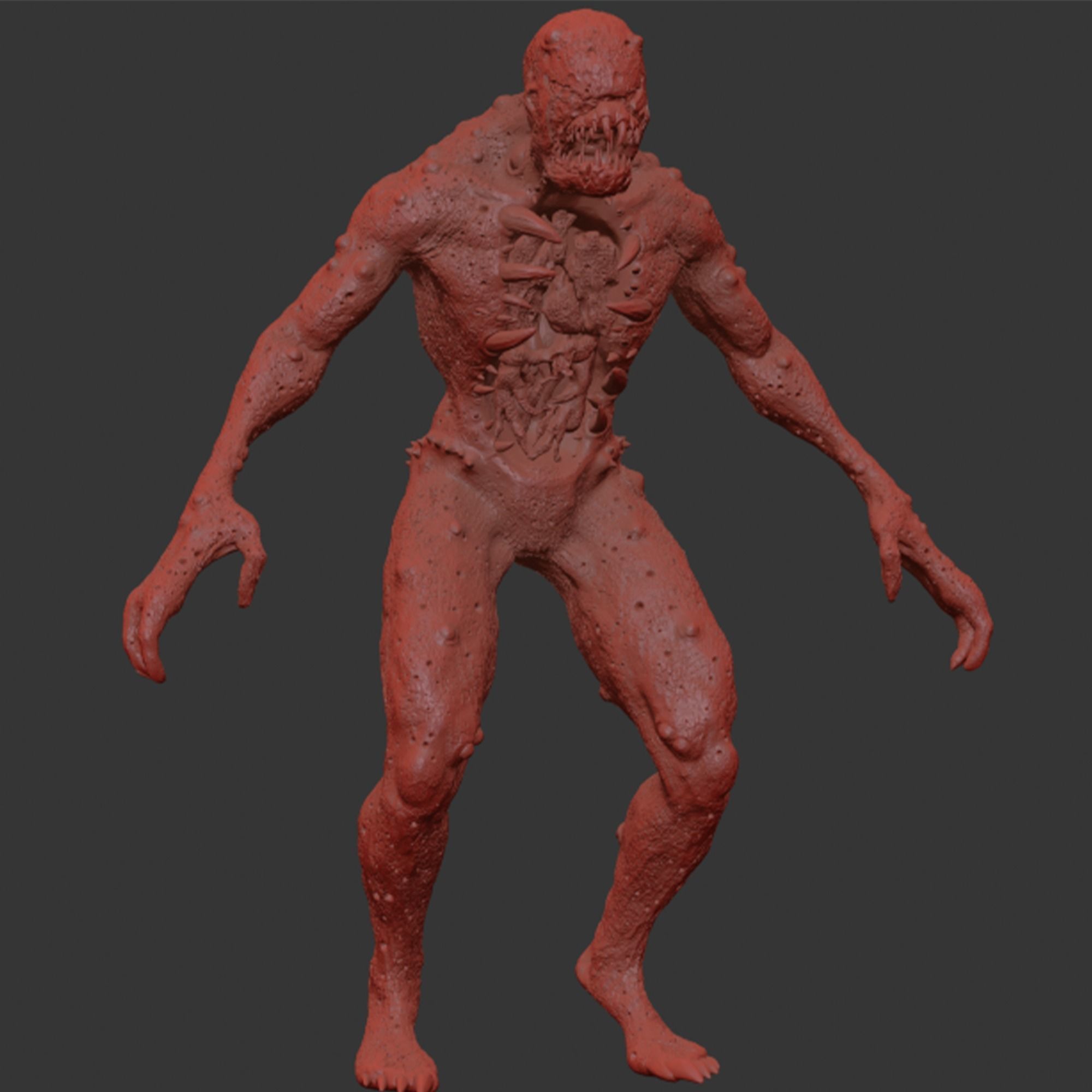 Monster  3D model_5