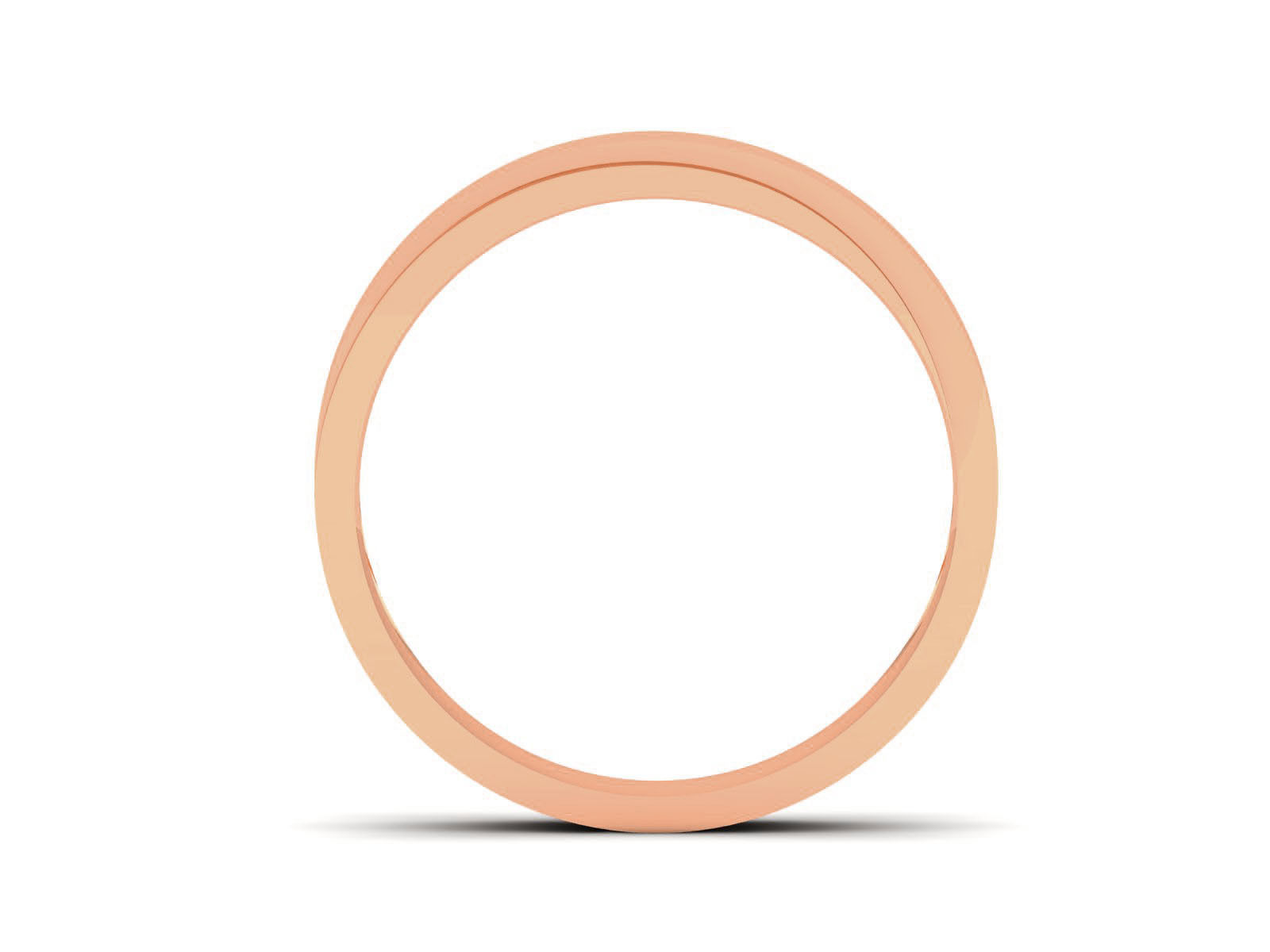 Plain Gold Band Ring 3dm render detail 3D print model_7