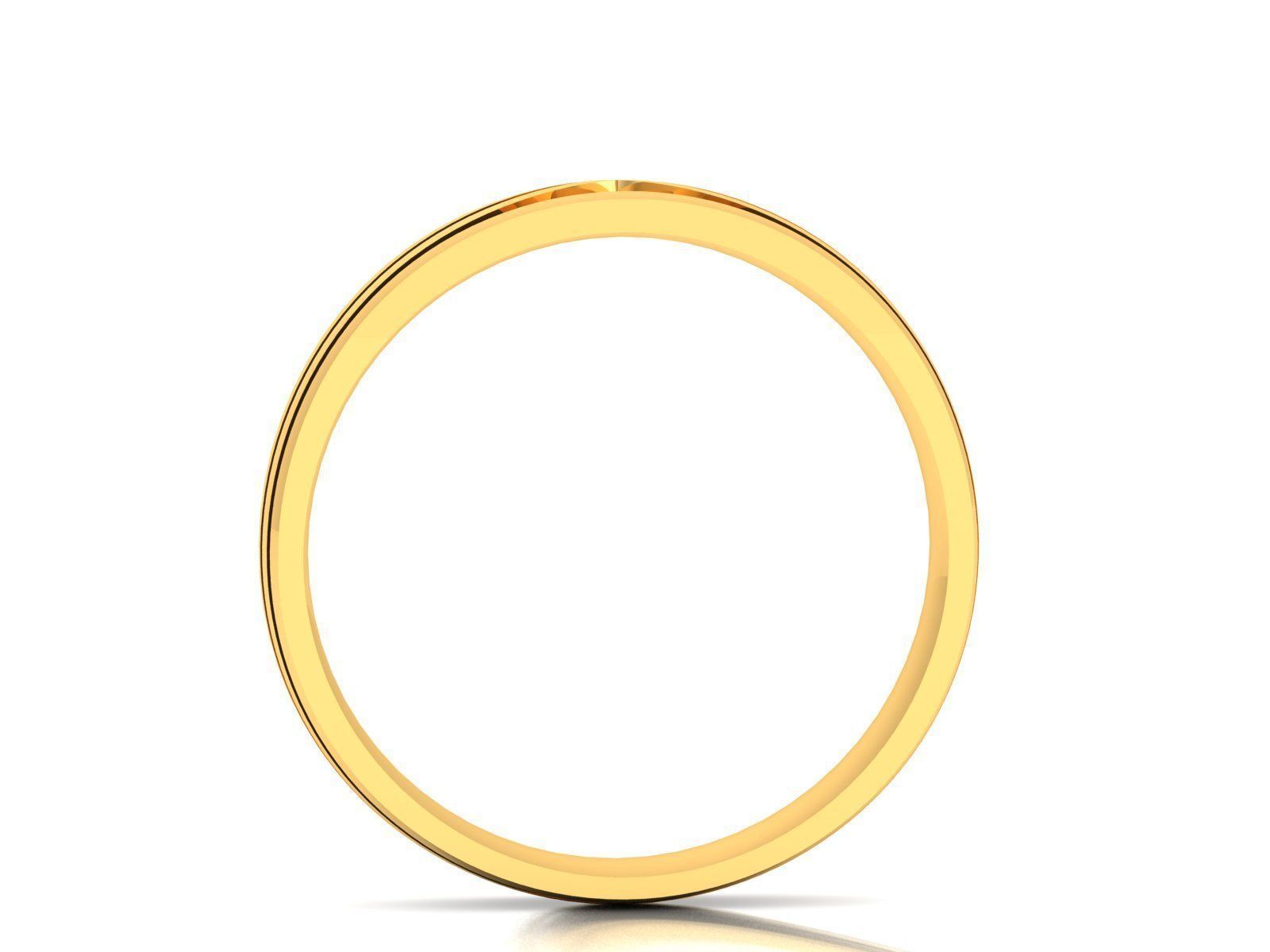 Diamond Band Ring 3dm render detail 3D print model_7