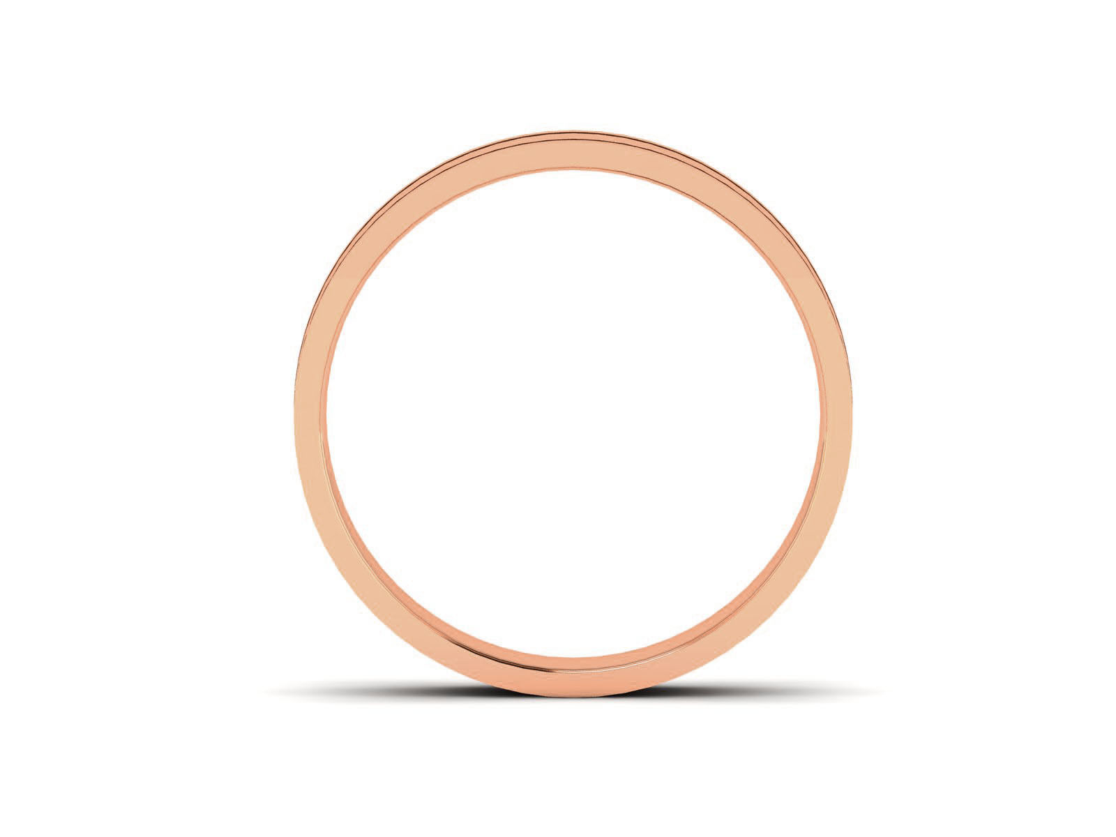 Plain Gold Band Ring 3dm render detail 3D print model_18