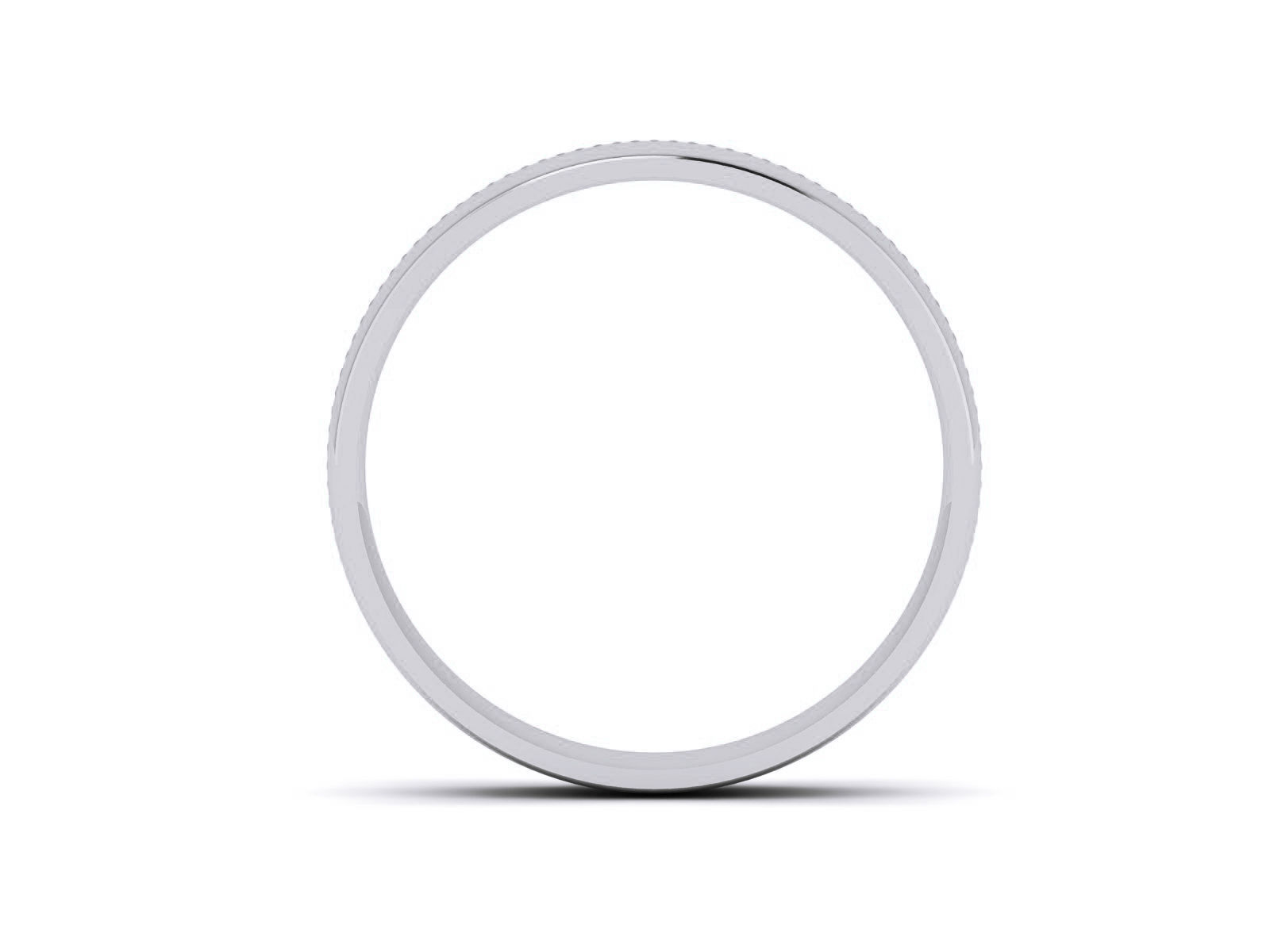 Plain Gold Band Ring 3dm render detail 3D print model_5