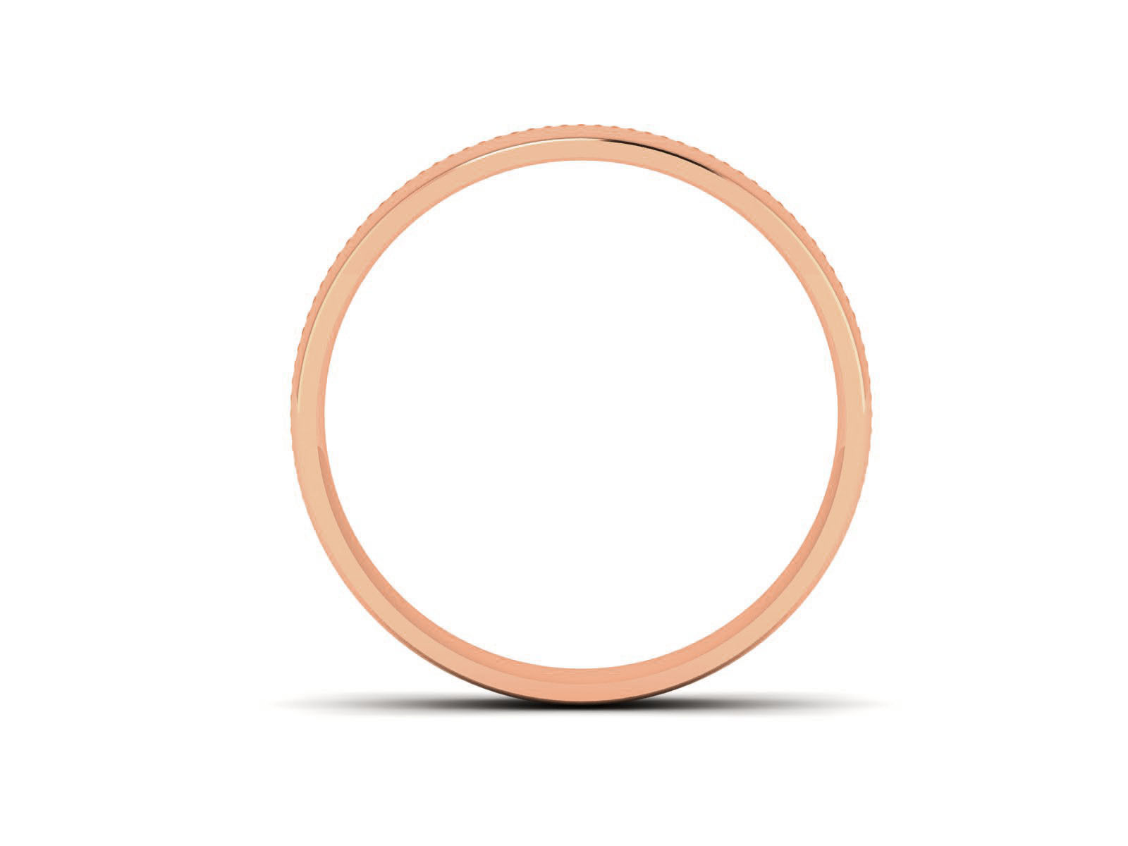 Plain Gold Band Ring 3dm render detail 3D print model_6