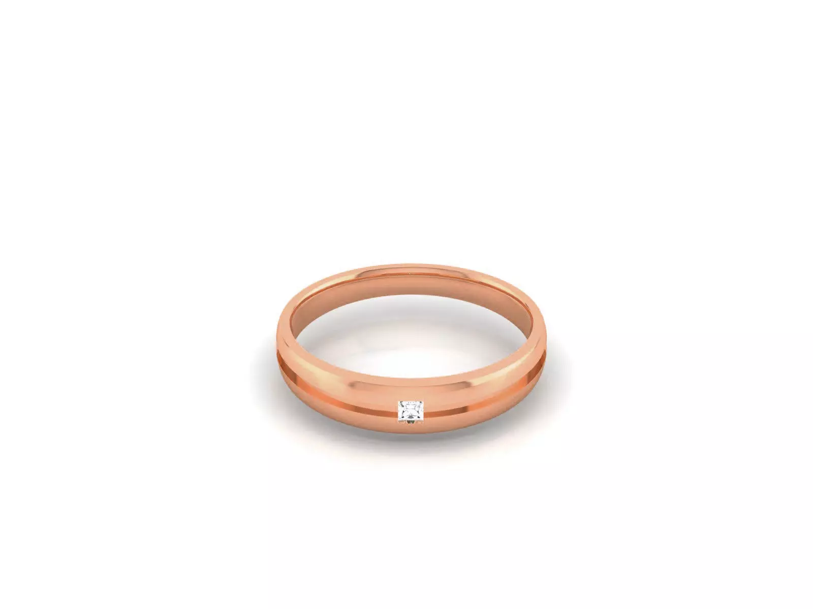 Diamond Band Ring 3dm render detail  3D print model_0