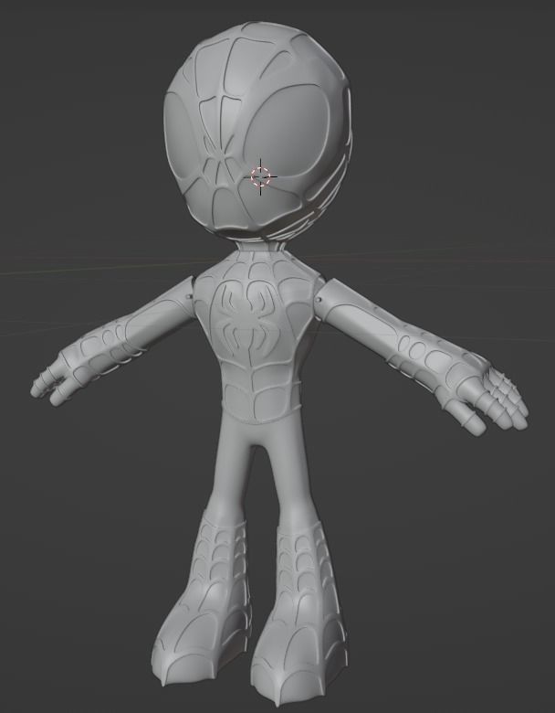 Spidey and his amazing friends 3D print model_2