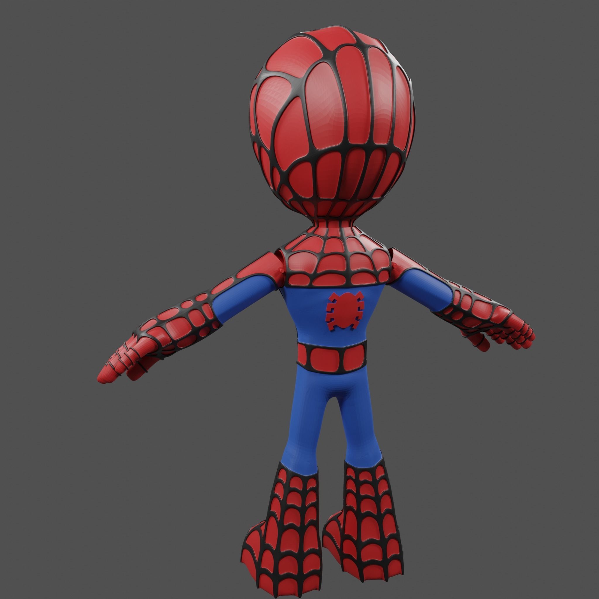 Spidey and his amazing friends 3D print model_1