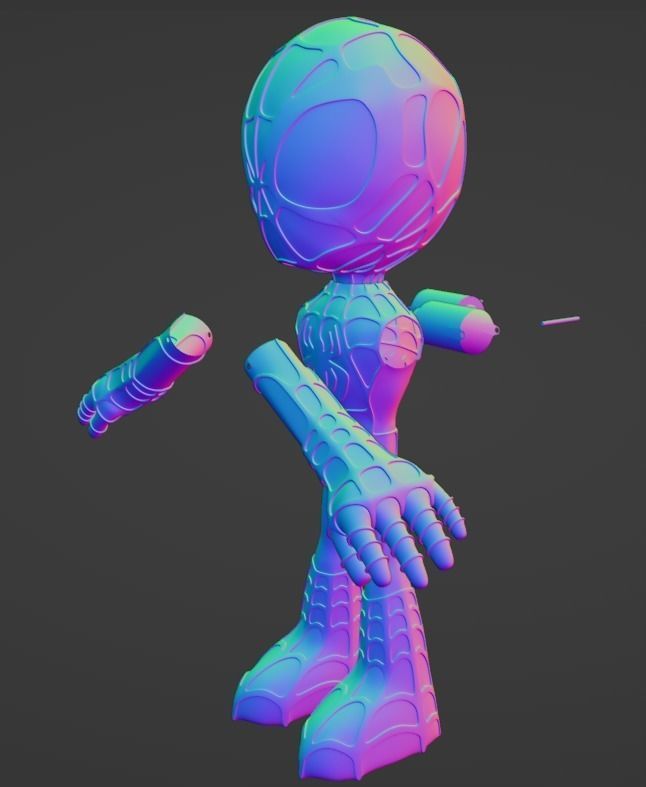 Spidey and his amazing friends 3D print model_6