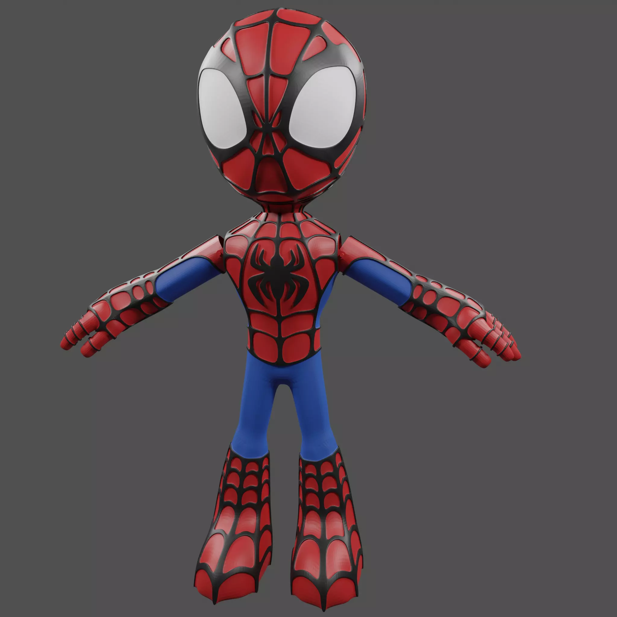 Spidey and his amazing friends 3D print model_0
