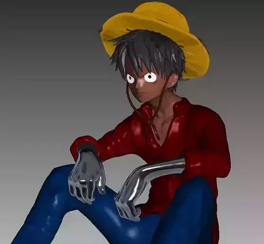 Monkey D Luffy 3D print model