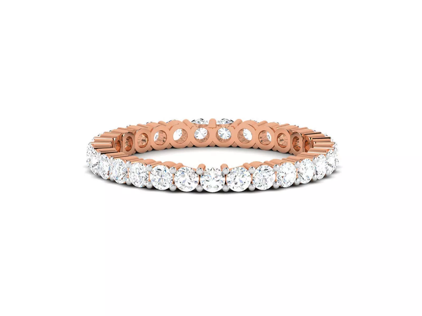 Diamond Band Ring 3dm render detail 3D print model_0