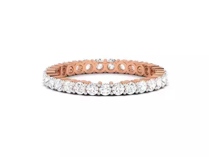 Diamond Band Ring 3dm render detail 