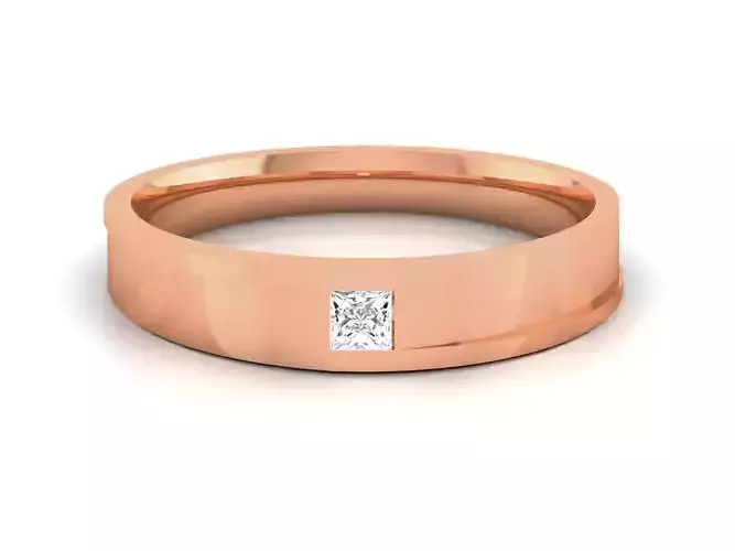 Diamond Band Ring 3dm render detail  3D print model