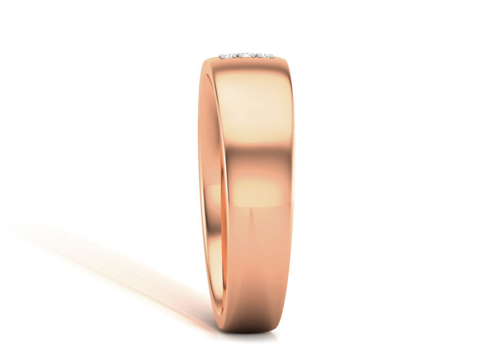 Diamond Band Ring 3dm render detail 3D print model_10