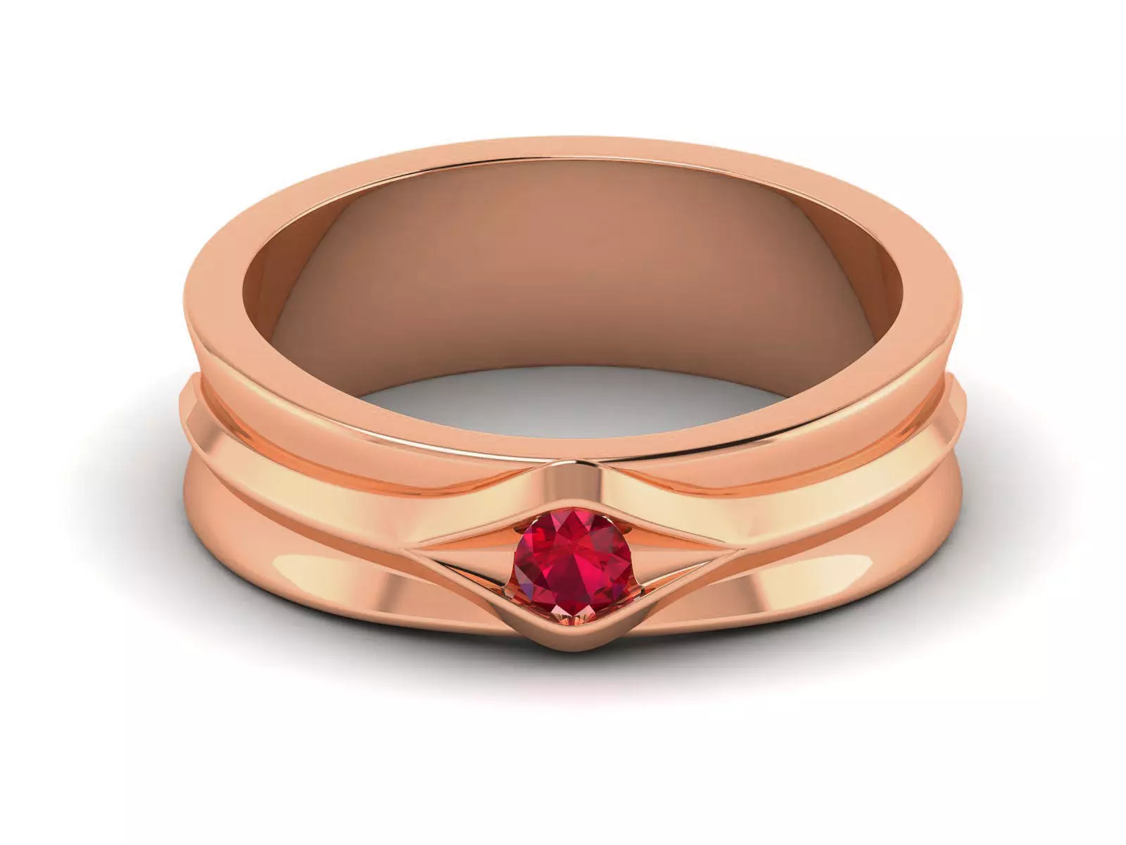 Diamond Band Ring 3dm render detail 3D print model_0