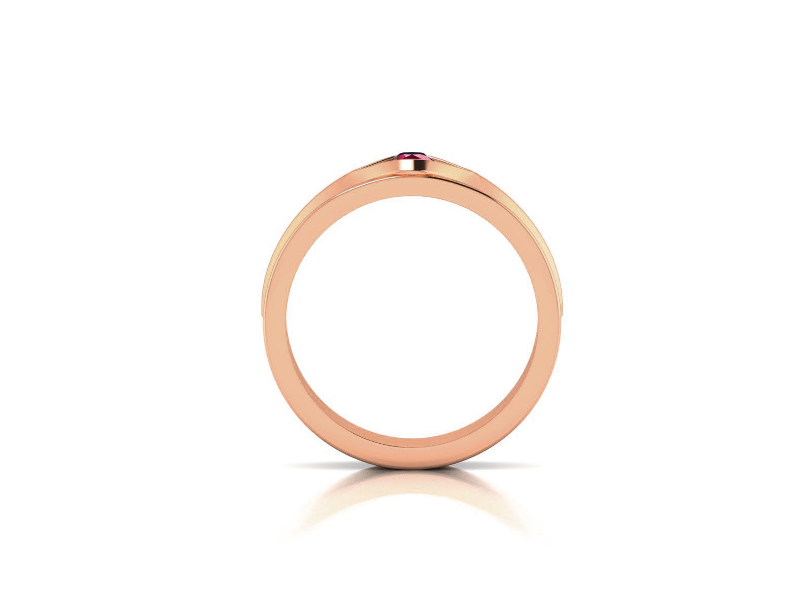 Diamond Band Ring 3dm render detail 3D print model_4