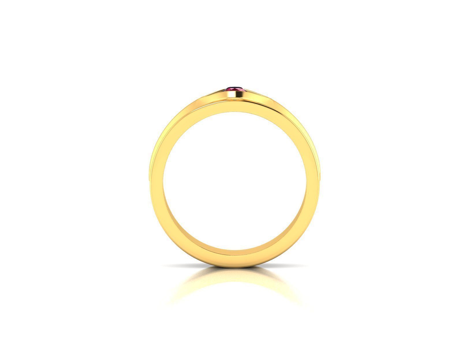 Diamond Band Ring 3dm render detail 3D print model_2