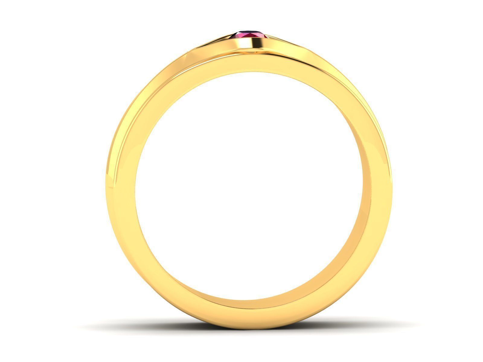 Diamond Band Ring 3dm render detail 3D print model_8