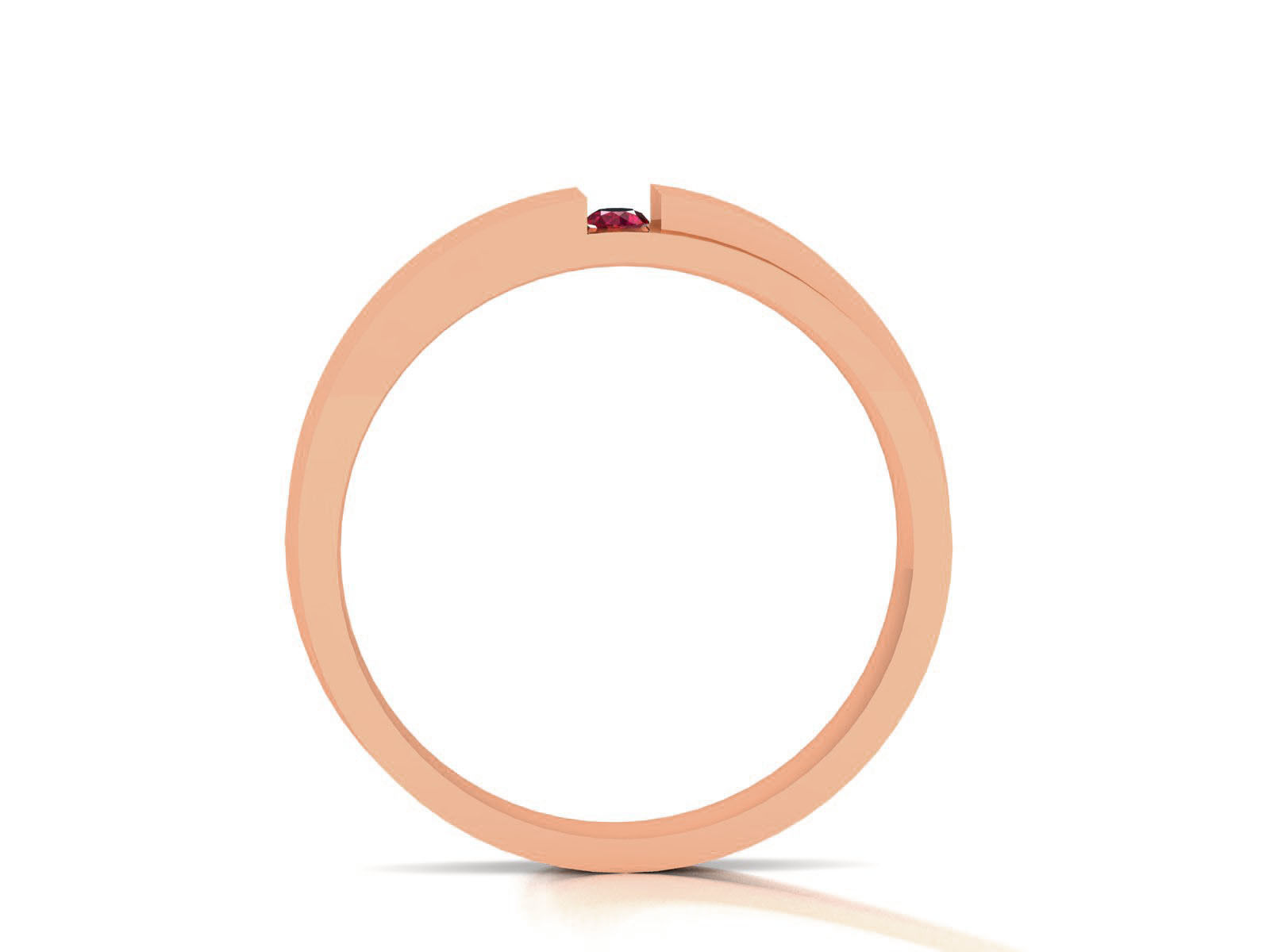 Diamond Band Ring 3dm render detail 3D print model_6