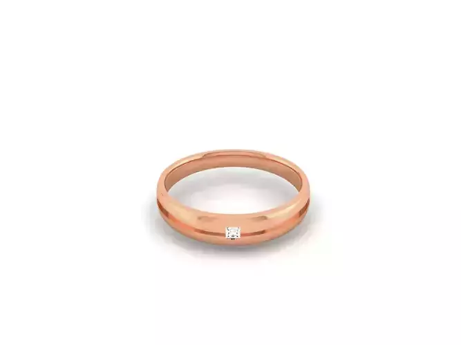 Diamond Band Ring 3dm render detail 