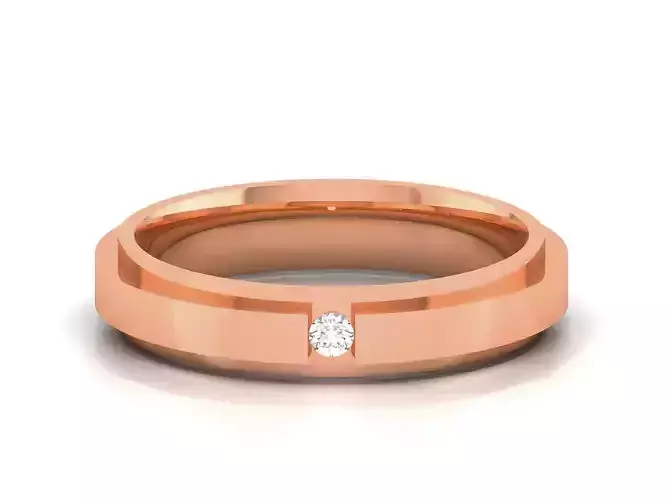 Diamond Band Ring 3dm render detail  3D print model