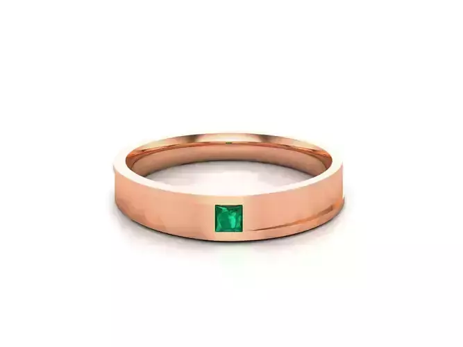 Diamond Band Ring 3dm render detail 