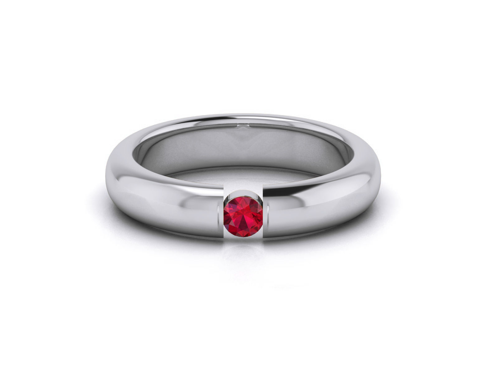 Diamond Band Ring 3dm render detail  3D print model_12