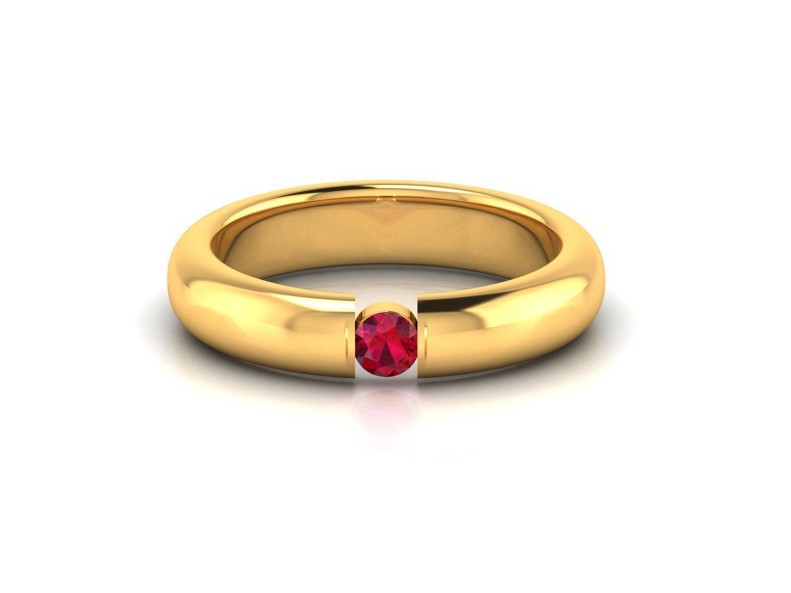 Diamond Band Ring 3dm render detail  3D print model_11